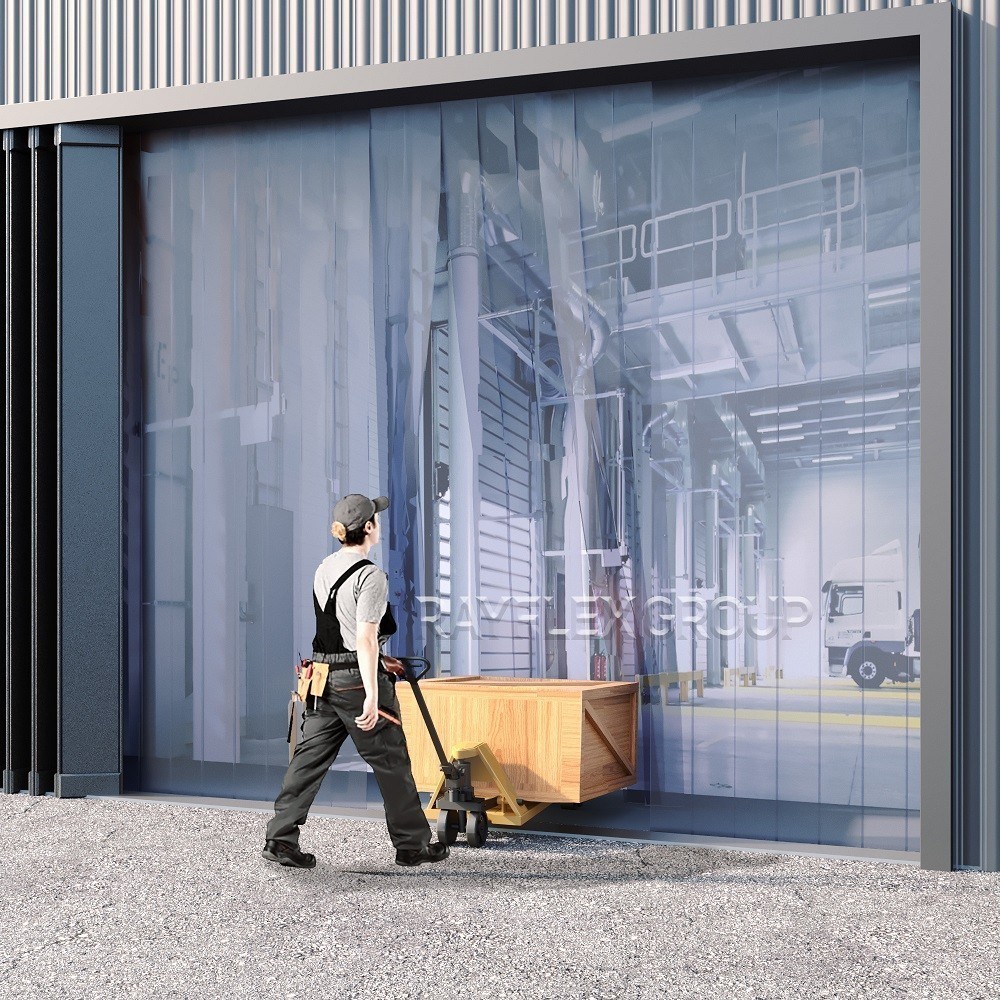 Industrial Plastic Door Curtains PVC Doorways Rayflex Group